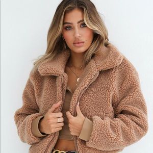 BNWT Tiger Mist Teddy Jacket